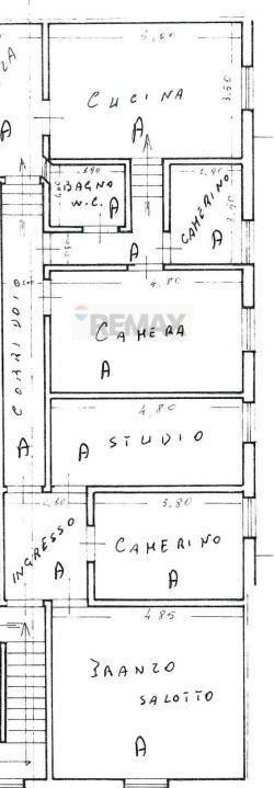 Pianta 2D - Appartamento Via Libertà
 
22, Pachino - planimetria 1
