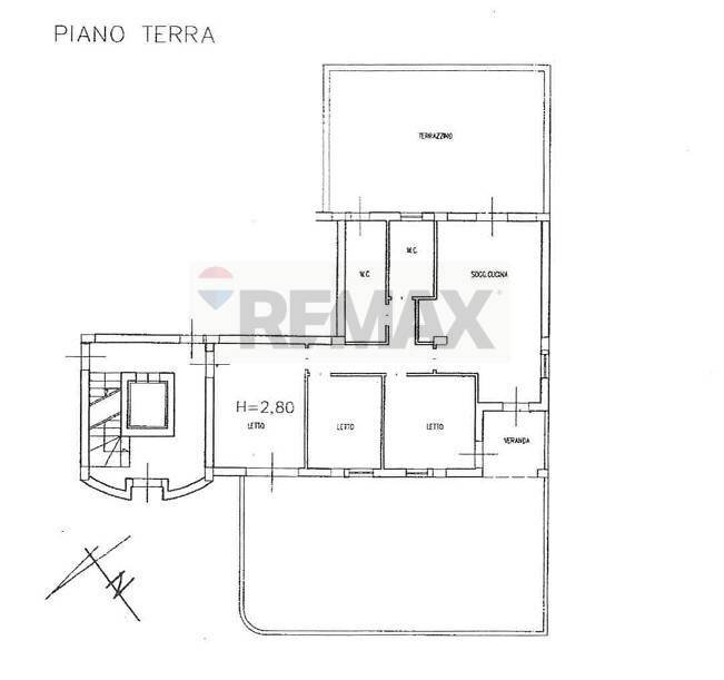 Planimetria - Four-room apartment via Marianna Missale
 
1, Melilli - floor plans 1
