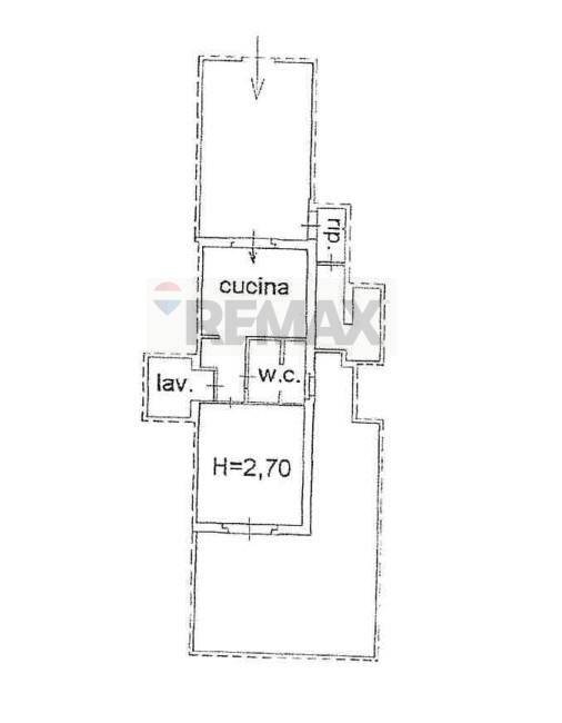 Pianta 2D - Trilocale Borgo Rio Favara, Ispica - planimetria 1
