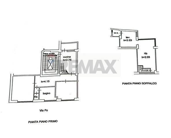 Pianta 2D - Apartment via po
 
10, Siracusa - floor plans 1
