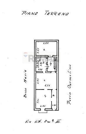 Pianta 2D - Independent house Via Vittorio Emanuele III
 
384, Canicattini Bagni - floor plans 1