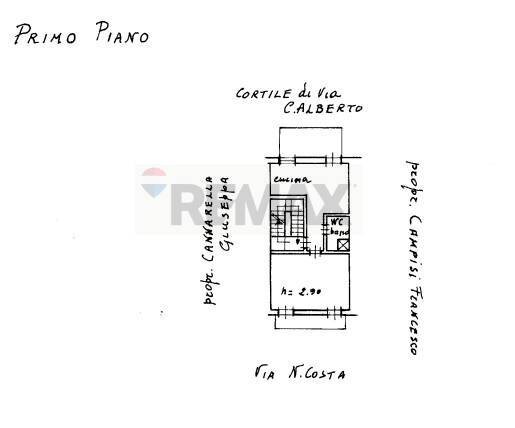 Pianta 2D - Casa semi indipendente Via Nunzio Costa
 
48, Portopalo di Capo Passero - planimetria 1