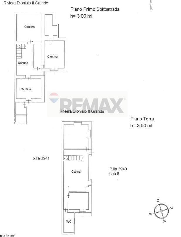 Pianta 2D - Casa semi indipendente Via Riviera Dionisio il Grande
 
140, Siracusa - planimetria 1