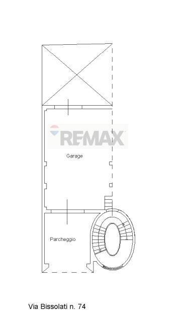 Pianta 2D - Box via Leonida Bissolati, Solarino - planimetria 1