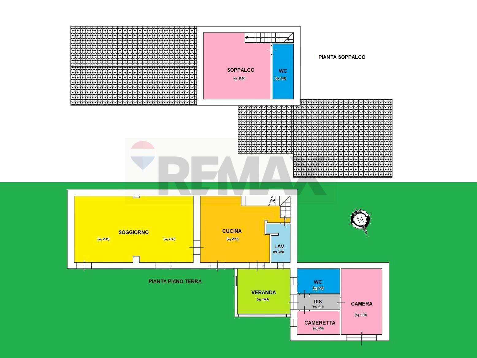 Pianta 2D - Villa II traversa san tommaso, Siracusa - floor plans 1