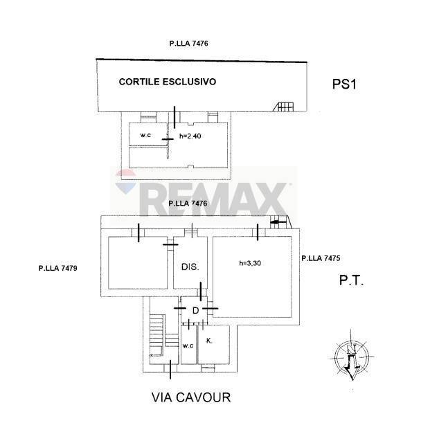 Pianta 2D - Apartment Via Cavour
 
99, Noto - floor plans 1