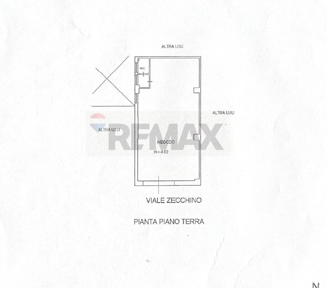 Pianta 2D - Locale Commerciale VIALE ZECCHINO
 
87, Siracusa - planimetria 1