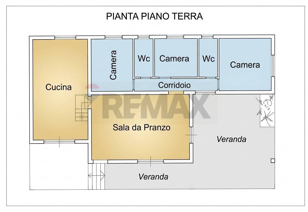 Pianta 2D - Villa Via Roma, Marina di Modica, Modica - planimetria 1