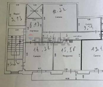 Pianta 2D - Four-room apartment Piazza Taormina
 
8, Lentini - floor plans 1