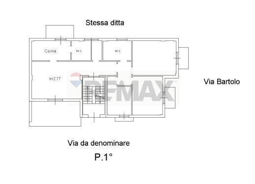 Pianta 2D - Appartamento Via Giuseppe Bartolo
 
75, Pachino - planimetria 1