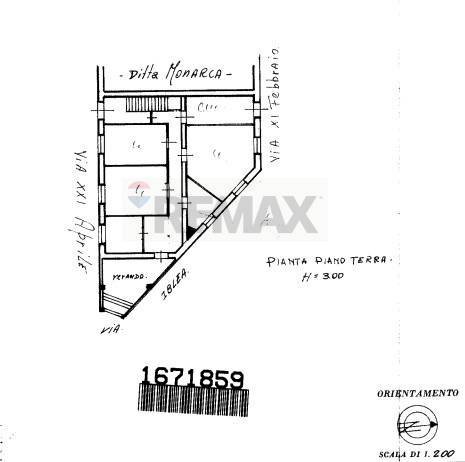 Pianta 2D - Casa indipendente Via Iblea
 
173, Melilli - planimetria 1