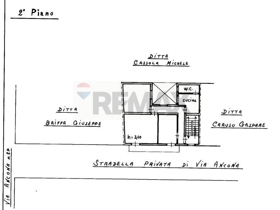 Pianta 2D - Three-room apartment Via Ancona
 
27, Siracusa - floor plans 1