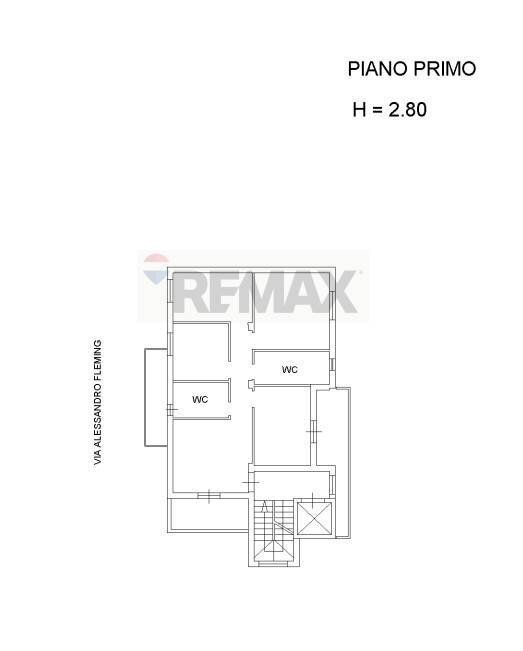 Pianta 2D - Appartamento Via Alessandro Fleming
 
7, Siracusa - planimetria 1