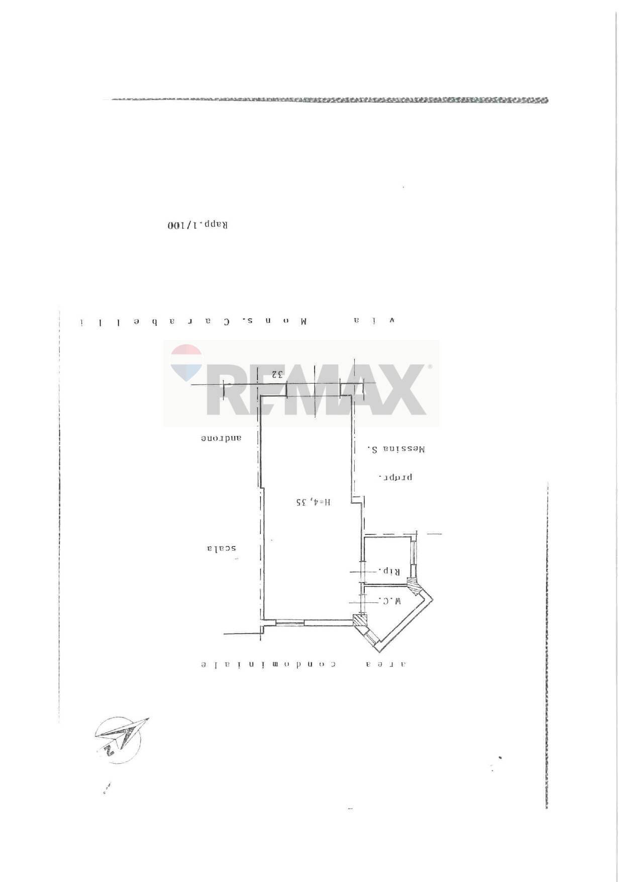 Pianta 2D - Commercial Premises VIA M.G. CARABELLI
 
32, Siracusa - floor plans 1