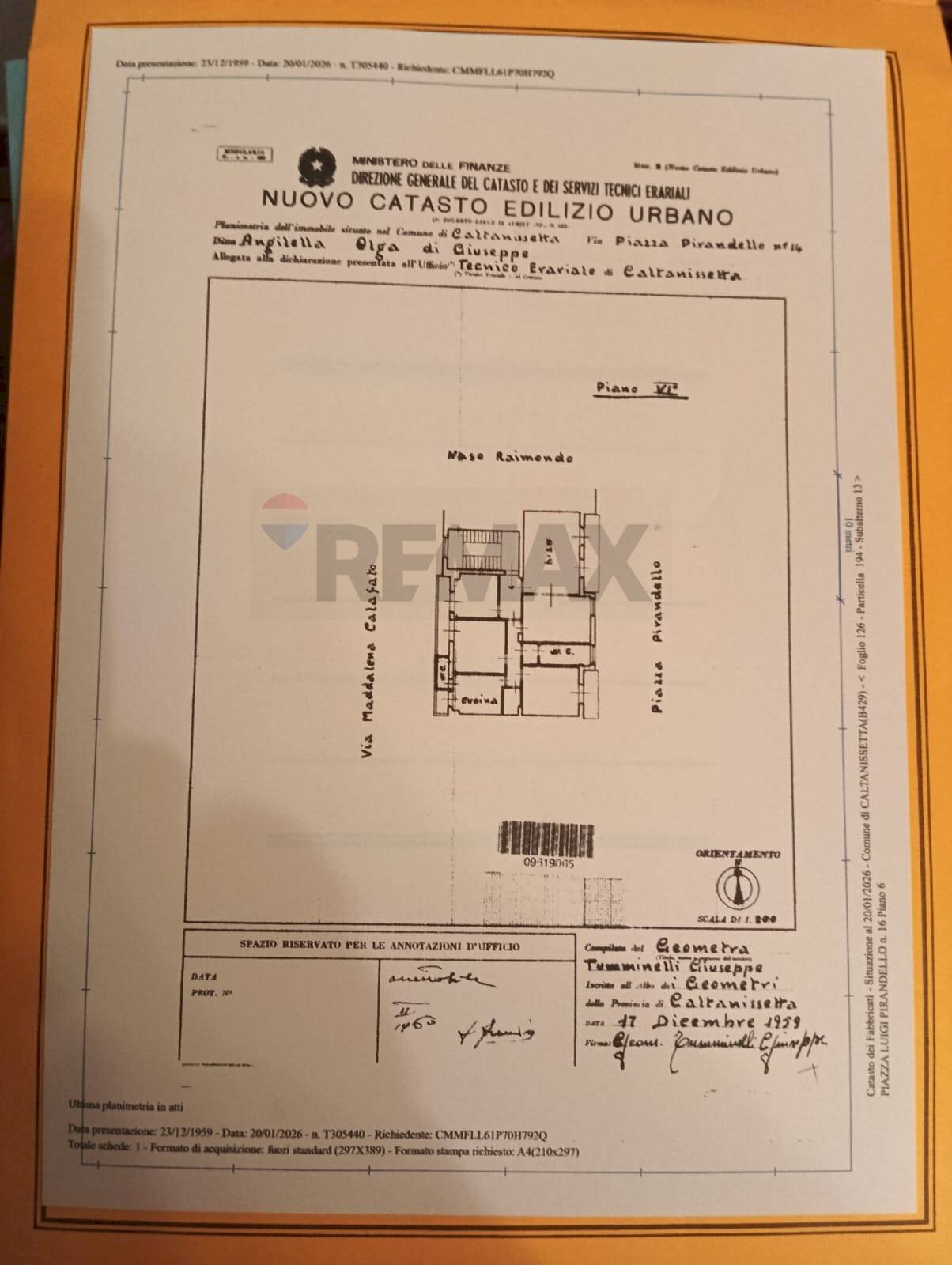 Pianta 2D - Apartment piazza pirandello
 
16, Caltanissetta - floor plans 1