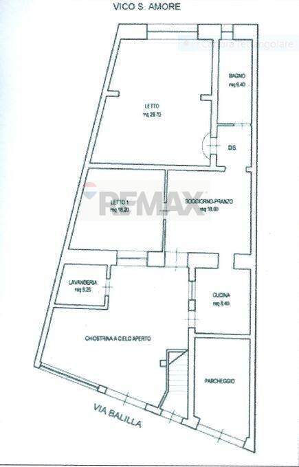 Pianta 2D - Apartment Via Balilla
 
33, Francofonte - floor plans 1