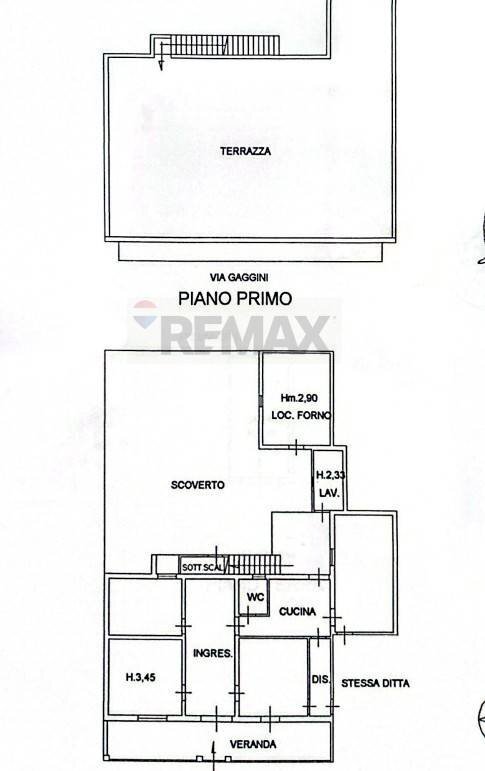 Pianta 2D - Casa indipendente VIA GAGGINI
 
14, Santa Croce Camerina - planimetria 1