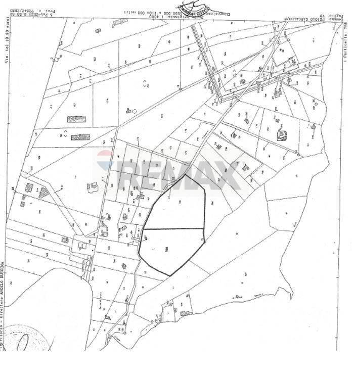 planimetria - Terreno agricolo Priolo Gargallo - planimetria 1