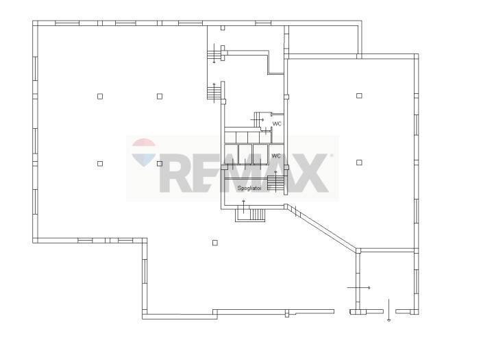 Pianta 2D - Commercial Premises Siracusa - floor plans 1