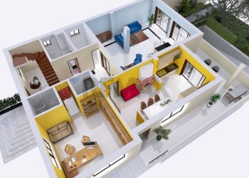 Pianta 3D - Villa Caserta - foto 51