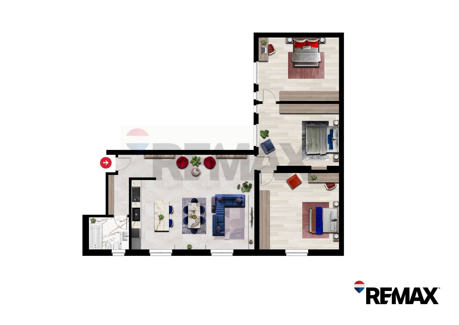 Pianta 2D - Casa indipendente via Milano
 
90794, Magenta - foto 1