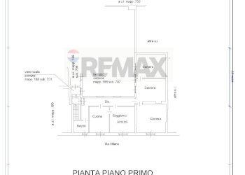 Pianta 2D - Independent house via Milano
 
90794, Magenta - photo 56