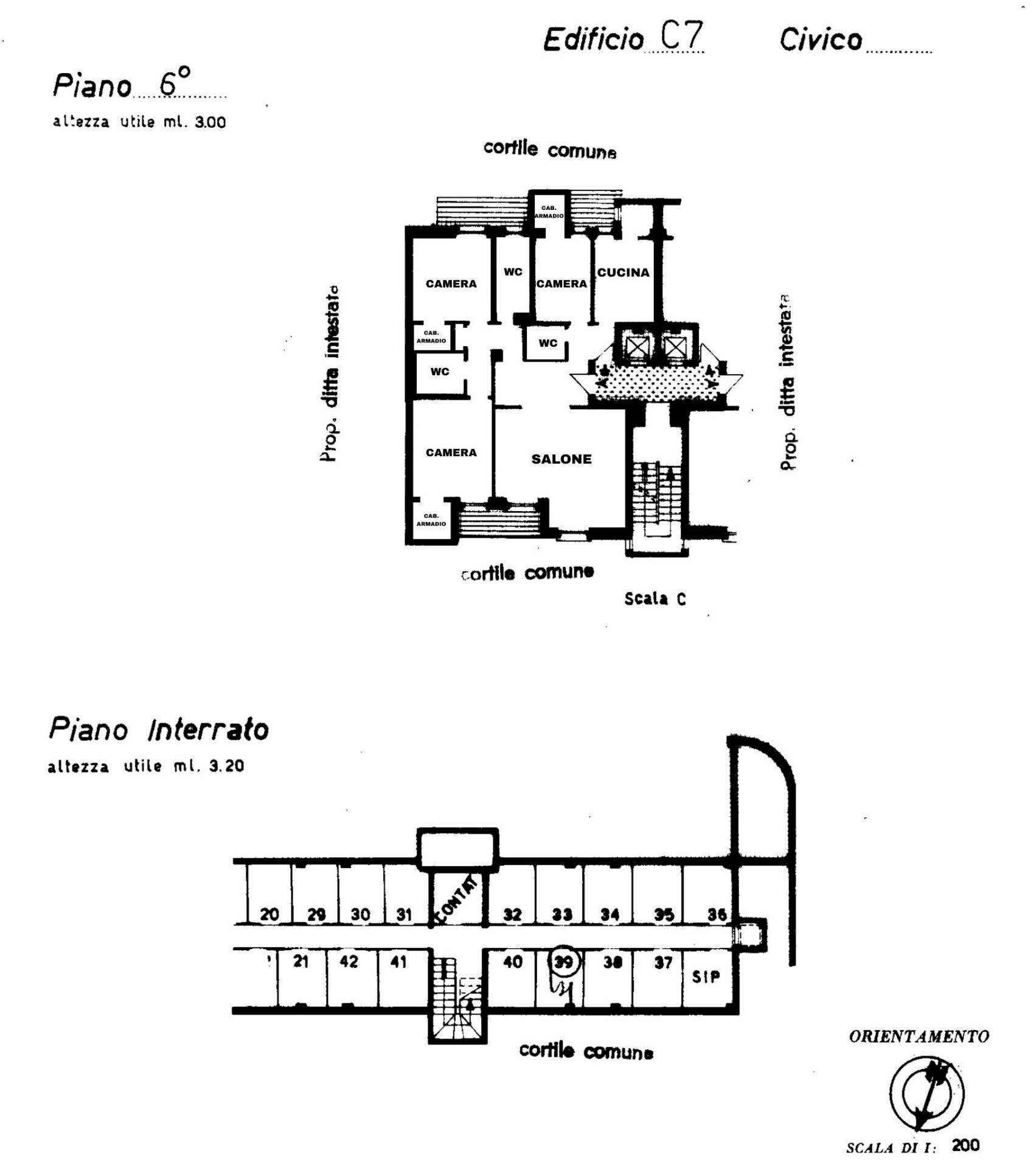 Foto 37 - Quadrilocale Via Sporting Mirasole
 
6, Opera - planimetria 1