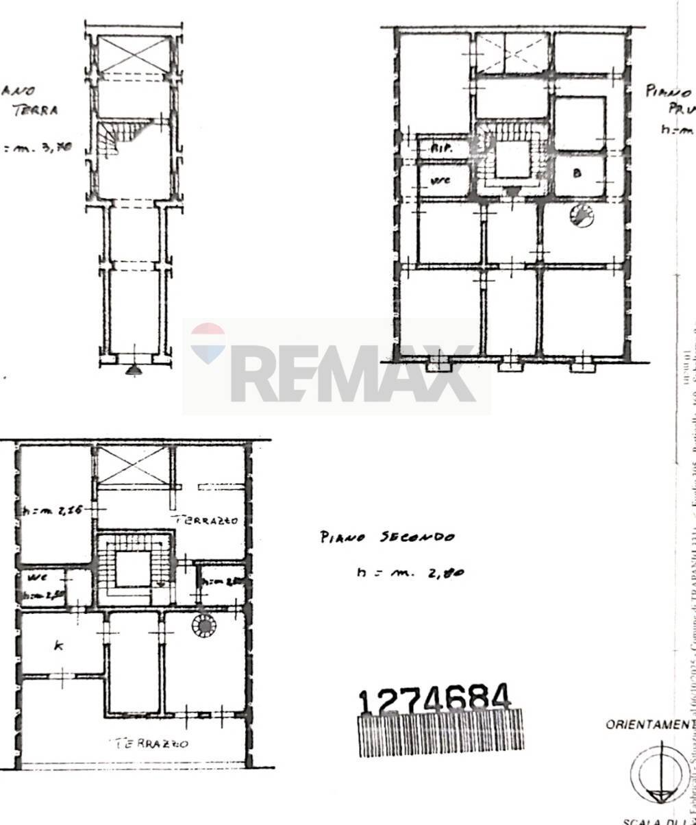 Pianta 2D - Casa indipendente Via Marino Torre
 
56, Trapani - planimetria 1