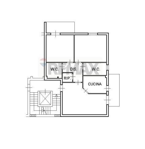 Pianta 2D - Three-room apartment Via Altofonte
 
150/A, Monreale - floor plans 1