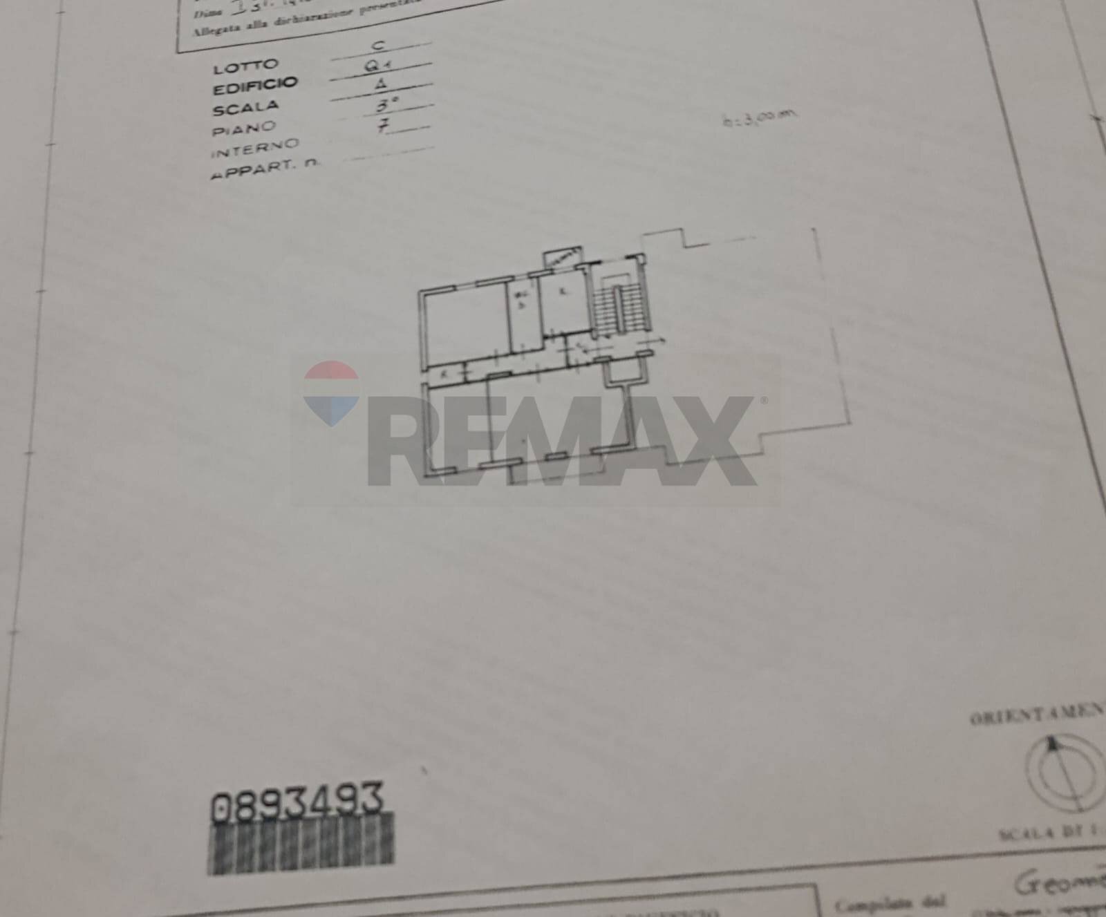 Pianta 2D - Quadrilocale Via Bronte
 
19, Palermo - planimetria 1