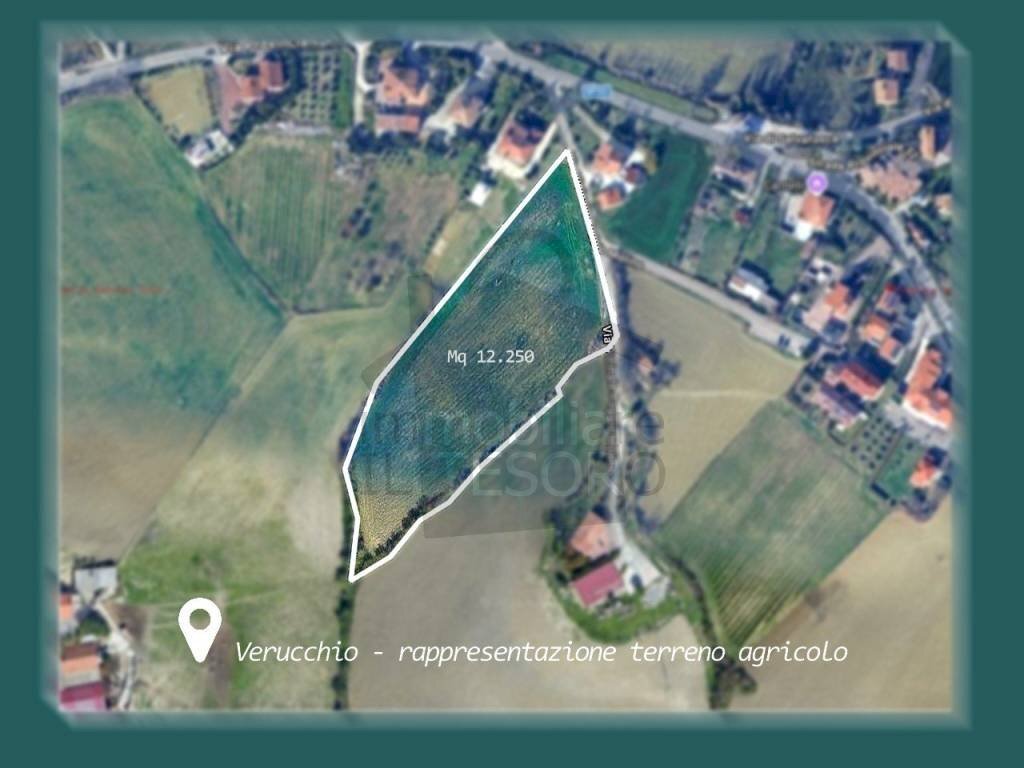 Mappa - Terreno agricolo via Poggio Molino, 103, Verucchio - foto 1