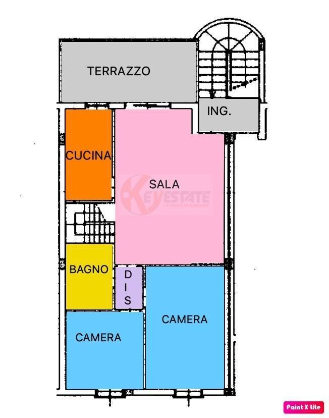 Foto 35 - Appartamento Via Walter Pasella
 
36/B, Sassari - planimetria 1