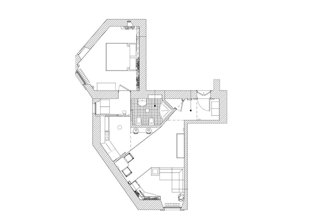 Two-room apartment via Serviliano Lattuada, 17, Milano - floor plans 1