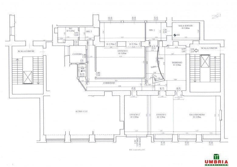 Ufficio via Dante, Milano - planimetria 1