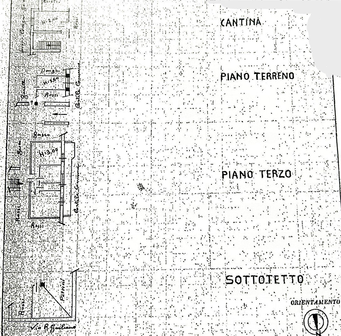 Three-room apartment via 1 Alpini, 5, Mondovì - floor plans 1