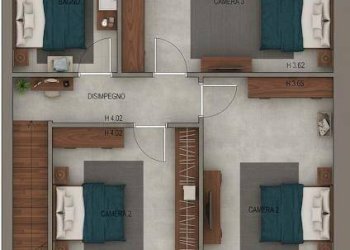 Planimetria - Villa a Schiera via Po, La Loggia - foto 46