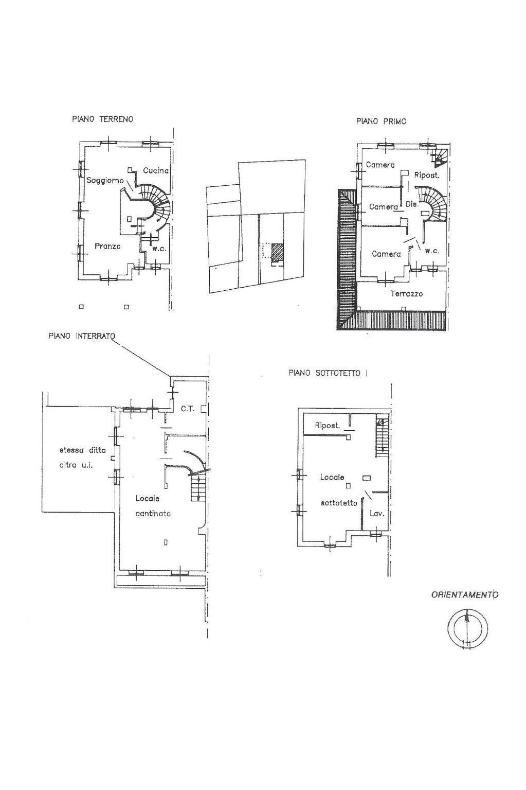 Villa via San Giuseppe Cafasso, Riva presso Chieri - planimetria 1