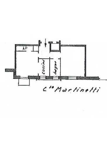 Two-room apartment corso Luigi Andrea Martinetti, 58, Genova (neighborhood Sampierdarena) - floor plans 1