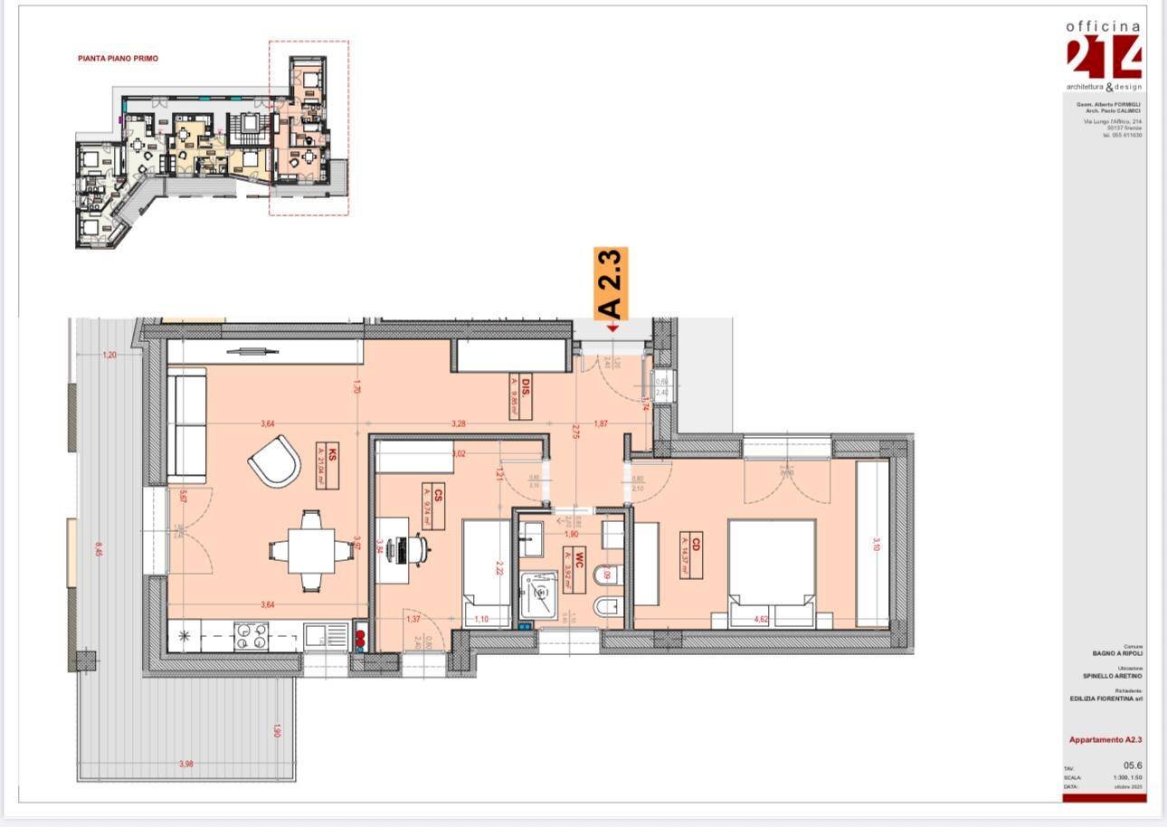 Foto 29 - Appartamento via spinello aretino, Bagno a Ripoli - planimetria 1