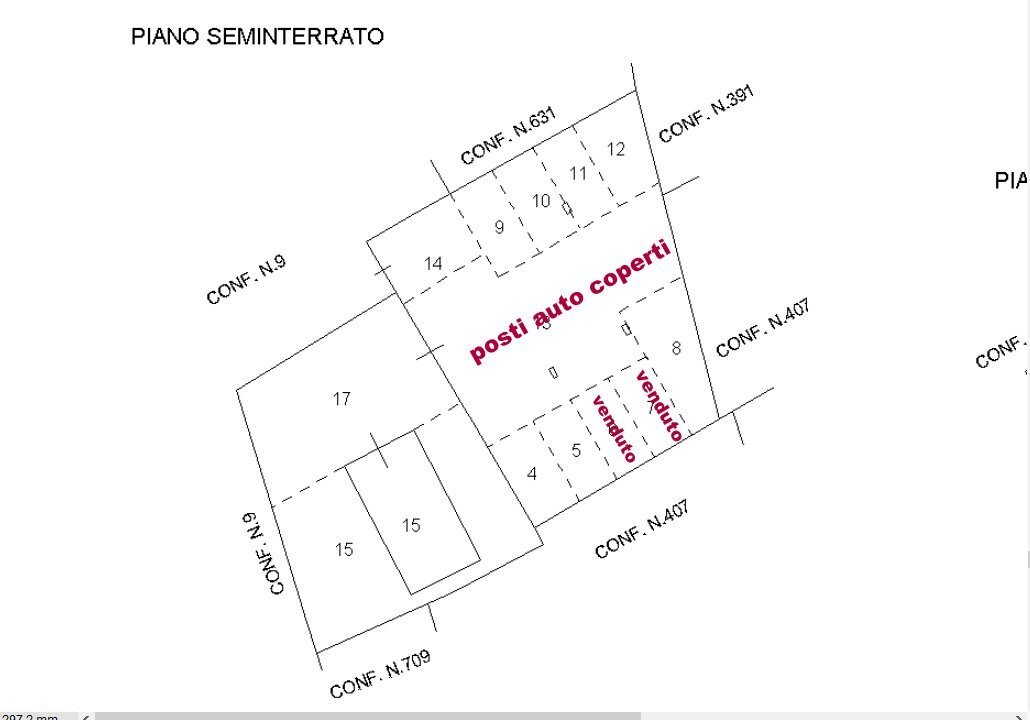 Box via Innocenzio V, 41, La Salle - planimetria 1