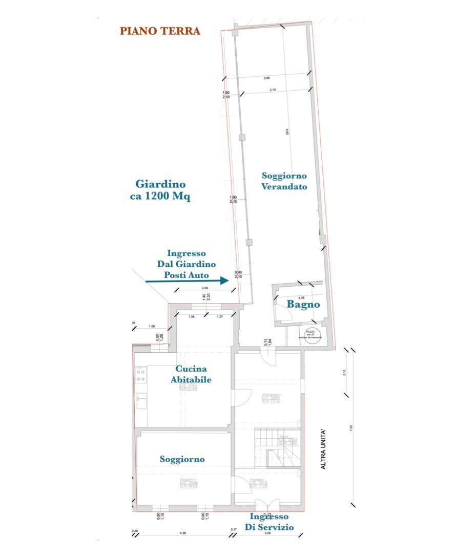 Villa via Chiesa di Viadagola, Granarolo dell'Emilia - planimetria 1