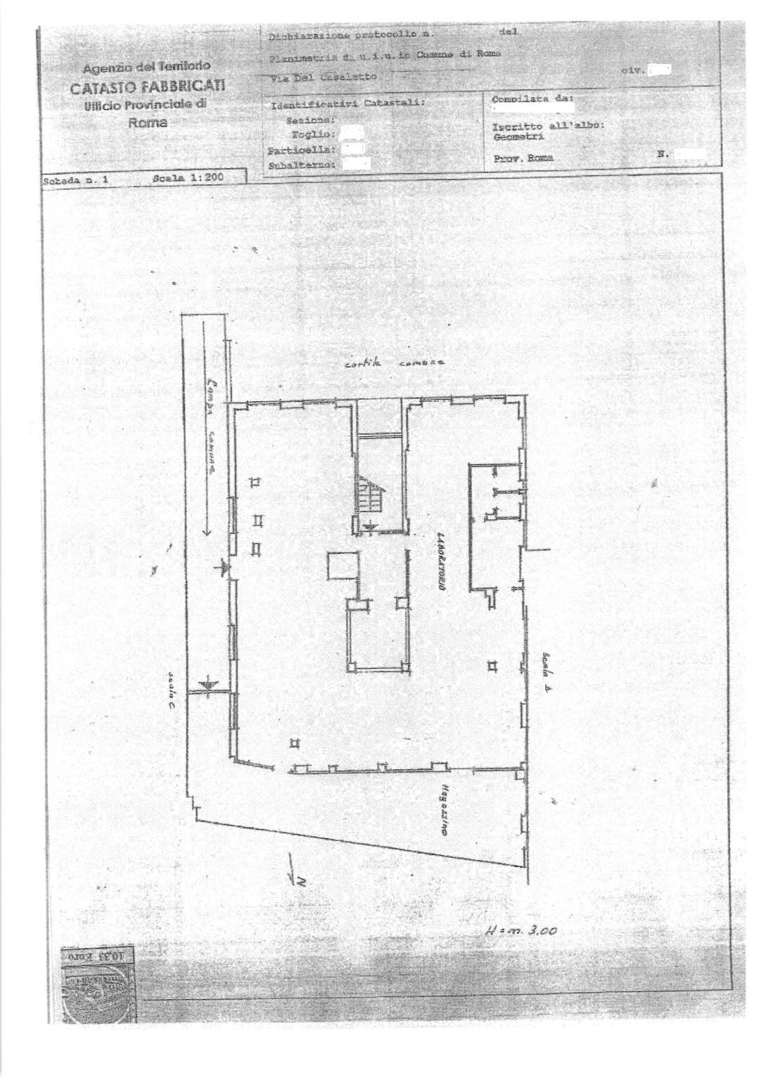 Loft Roma - planimetria 1