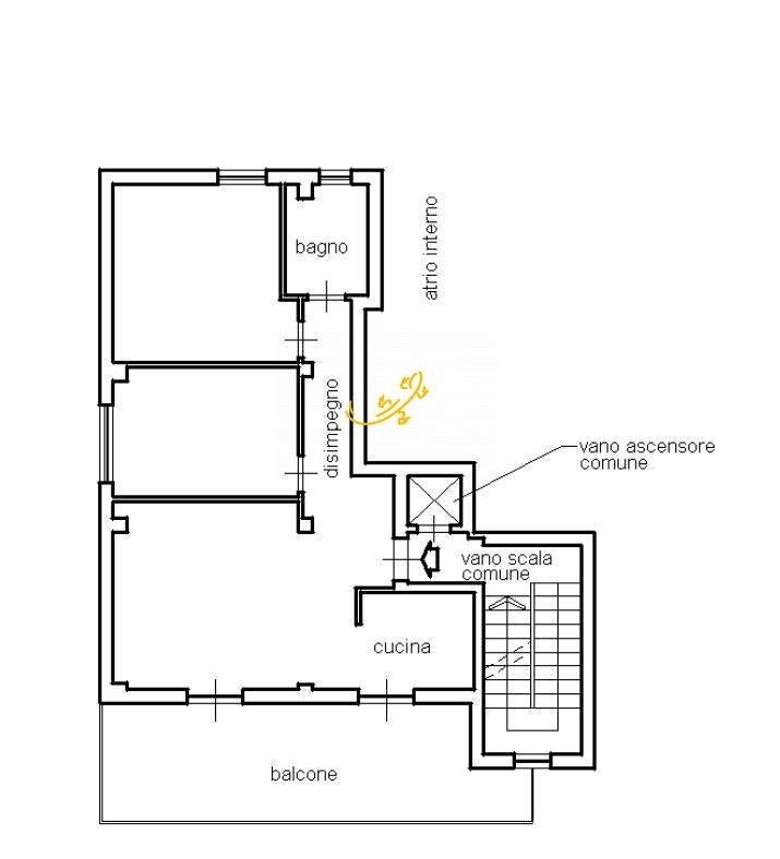 Foto 24 - Appartamento Via Tenente Colonnello Pasquale Camicia
 
90, Monopoli - planimetria 1