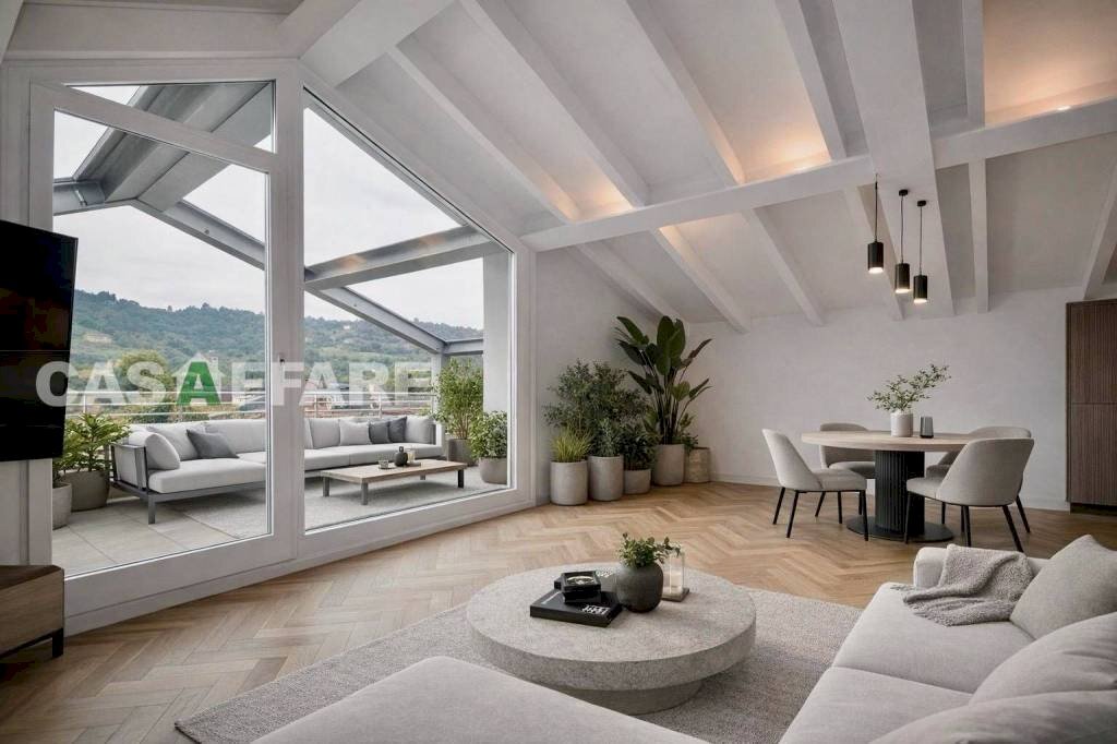 Salone - Attic via Pietro Ruggeri da Stabello, Bergamo - photo 1