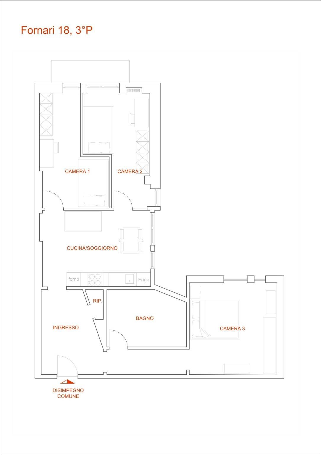 Terreno non edificabile via Pasquale Fornari, 18, Milano - planimetria 1