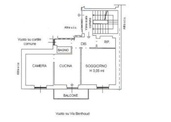Planimetria - Trilocale via Berthoud, 194, Serravalle Scrivia - foto 12