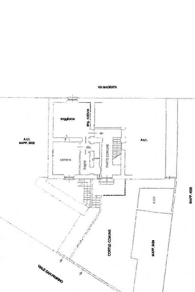 Two-room apartment via San Pedrino, 3, Varese - floor plans 1