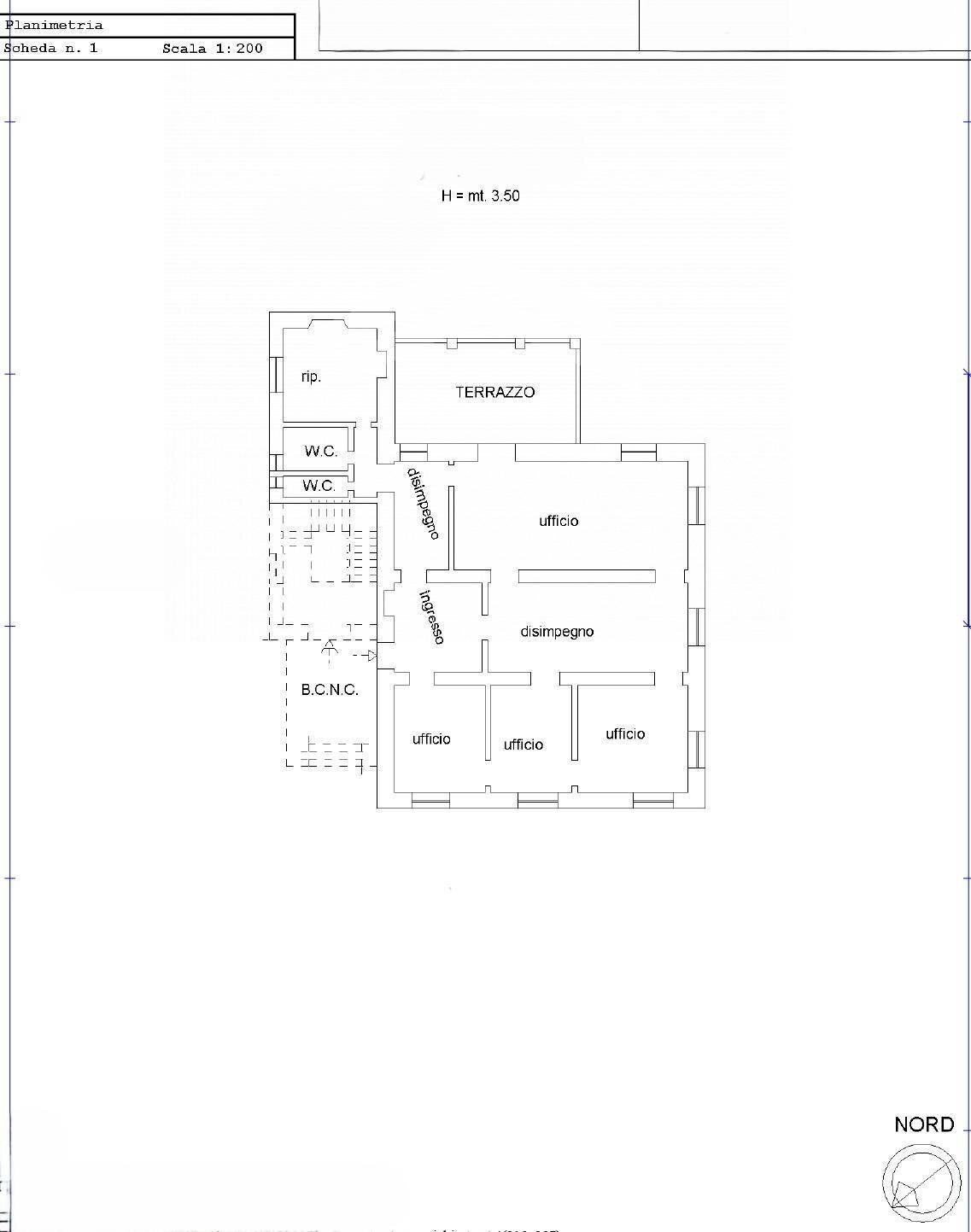Foto 27 - Office Viale Elena, Campobasso - floor plans 1