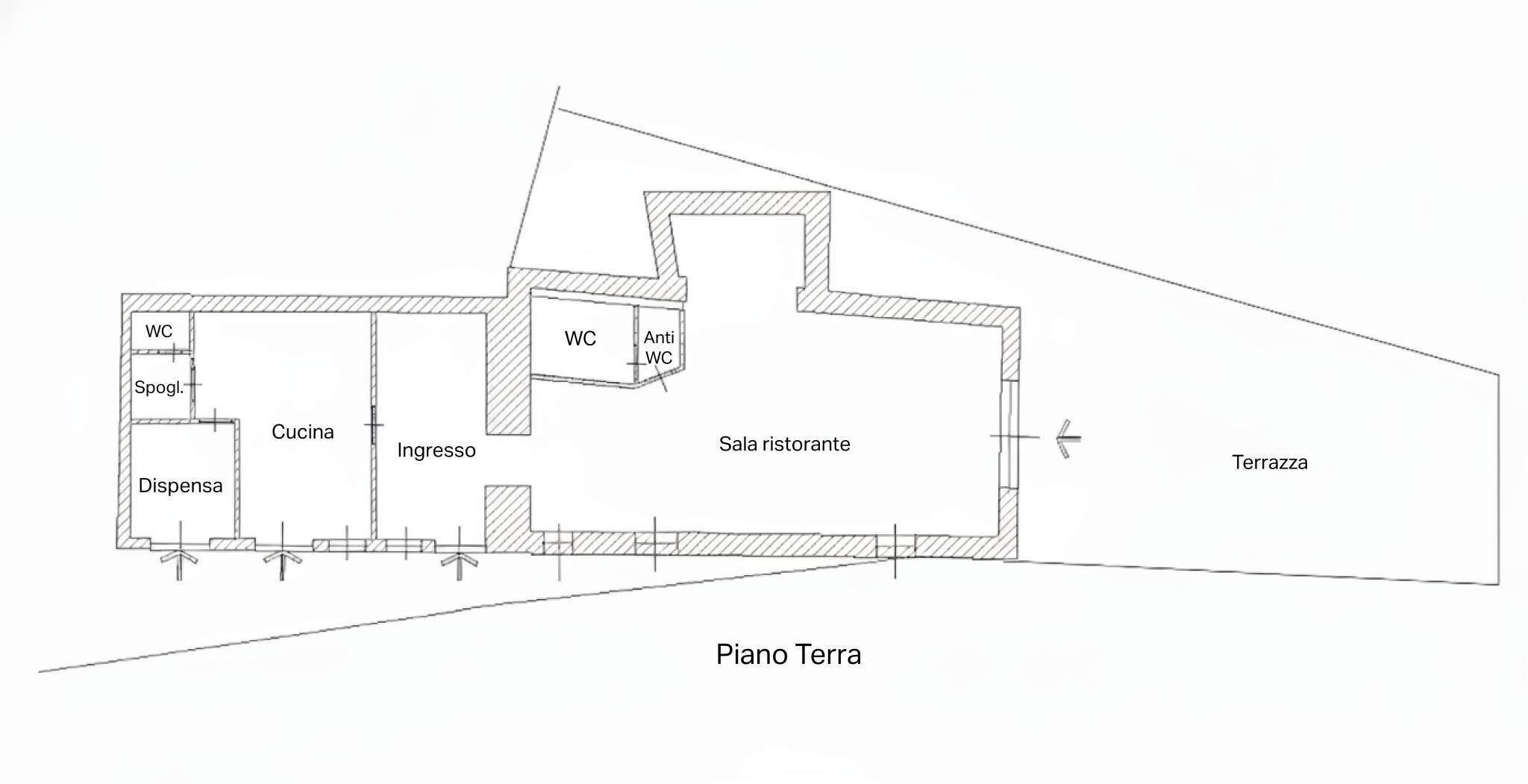 Ristorante Frazione Deveys, 1, Exilles - planimetria 1