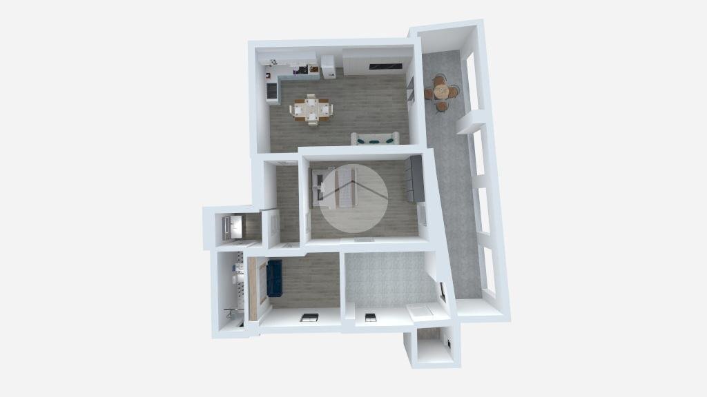 Appartamento Via S. Francesco D'Assisi, Giaveno - planimetria 1